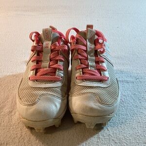 Under Armour Kids' Beige and Pink Sneakers